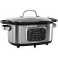 Chef'sChoice Multicooker, Large 6-Quart Capacity Multipurpose Non-Stick Vessel and Variable Temperature Control with Keep Warm and 12 Cooking Presets, 1300-Watts, Stainless Steel