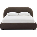 Genoa King Size Bed – Modern King Bed Frame with Upholstered Headboard, Contemporary Bedroom Furniture, Premium Construction, and Timeless Design