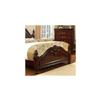 BED Poster bed, Box Spring Required, King, Cherry