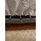 Bunk Bed Twin Over Twin, Metal Bunkbeds with Ladder and Full-Length Guardrail, No Box Spring Needed, Space Saving, Noise Free, Light Pink