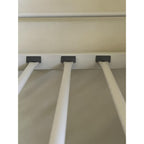 Bunk Bed Twin Over Twin, Metal Bunkbeds with Ladder and Full-Length Guardrail, No Box Spring Needed, Space Saving, Noise Free, Light Pink