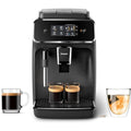 Philips 2200 Series Fully Automatic Espresso Machine, Classic Milk Frother, 2 Coffee Varieties, Intuitive Touch Display, 100% Ceramic Grinder, AquaClean Filter, Aroma Seal, Black (EP2220/14)