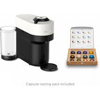 Nespresso Vertuo Pop+ Coffee and Espresso Maker by Breville with Milk Frother, Coconut White