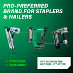Metabo HPT Pin Nailer, Pro-Preferred Pneumatic Power Nailers for Cabinets, Trim, and Crafting, Makes Invisible Holes, Lightweight 2.0 lbs Tool, 23 Gauge, 5/8" to 1-3/8" Headless Micro Pins, NP35A