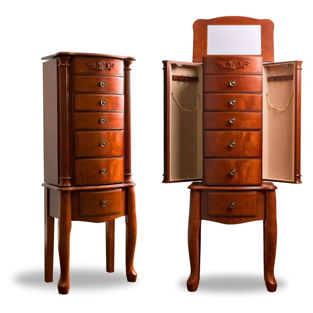 Hives &amp; Honey Morgan Jewelry Armoire, Cherry