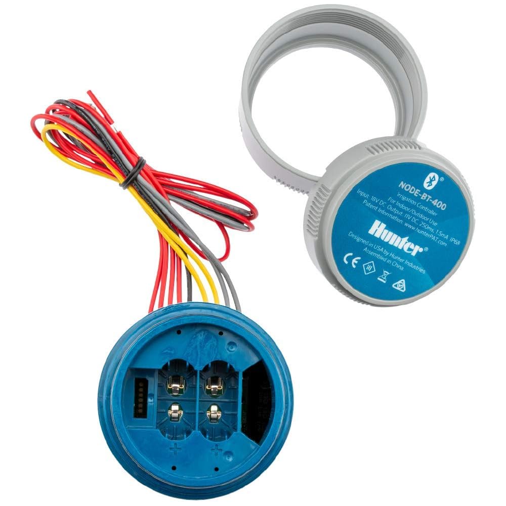 Hunter Company Node-BT Battery Operated 1-Station Bluetooth Irrigation Controller (DC Solenoid Not Included)