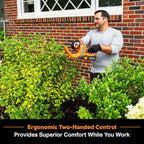 LawnMaster CLHT2422 Cordless Hedge Trimmer 24V Max with 2.0Ah Battery and a Charger