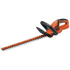 BLACK+DECKER 20V MAX Cordless Hedge Trimmer, 22 Inch Steel Blade, Reduced Vibration, Battery and Charger Included (LHT2220)