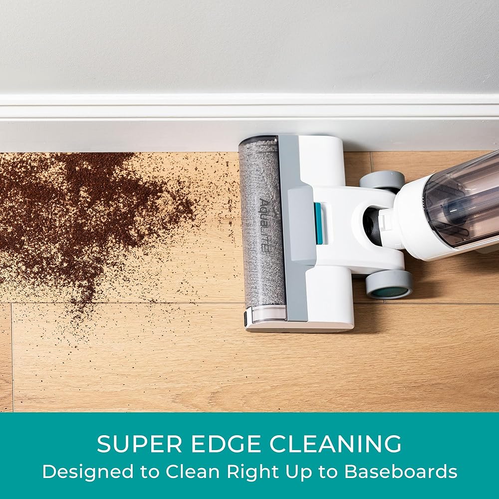 Kenmore HF5010 AquaLite 3-in-1 Cordless Wet Dry Vacuum Hard Floor Cleaner with Automatic Air-Drying, 35mins Runtime &amp; One Edge Self-Cleaning Mop for Multi-Surface and Messes