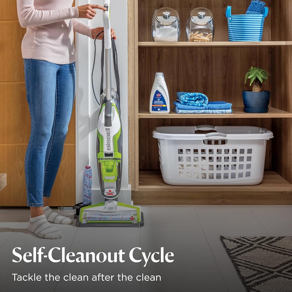 BISSELL Crosswave Turbo Vacuum Mop All in One Wet and Dry Vac Combo Hard Floor &amp; Area Rug Cleaner, 3888A