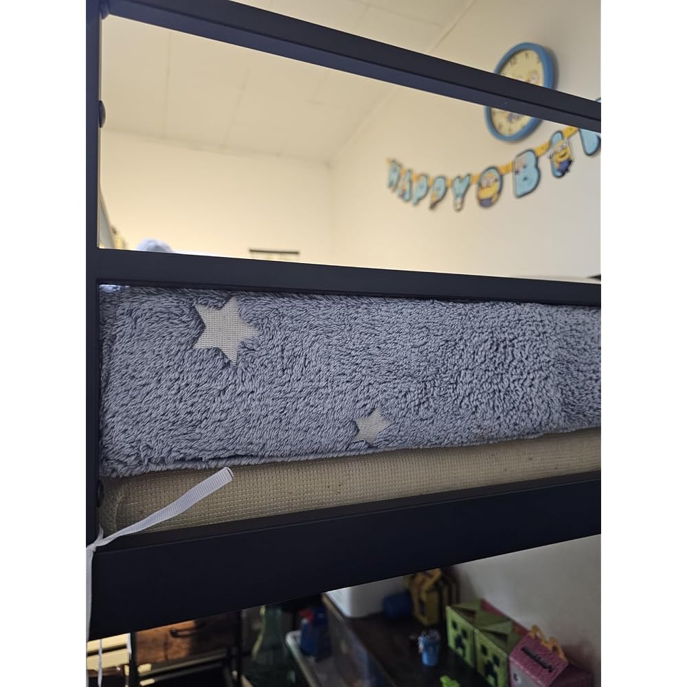 Stairway Twin Size Loft Bed with L Shaped Desk and Wardrobe, Metal Loft Bed Frame with Storage Stairs, 3 Fabric Drawers, LED Lights & Charging Sation (Rustic Brown, Twin)
