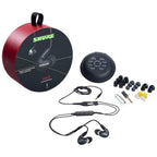Shure AONIC 4 Wired Sound Isolating Earbuds, Detailed Sound, Dual-Driver Hybrid, Secure in-Ear Fit, Detachable Cable, Durable Quality, Compatible with Apple &amp; Android Devices Black