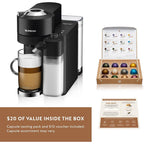 Nespresso Vertuo Lattissima Coffee and Espresso Maker by De'Longhi, Matte Black &amp; Glossy