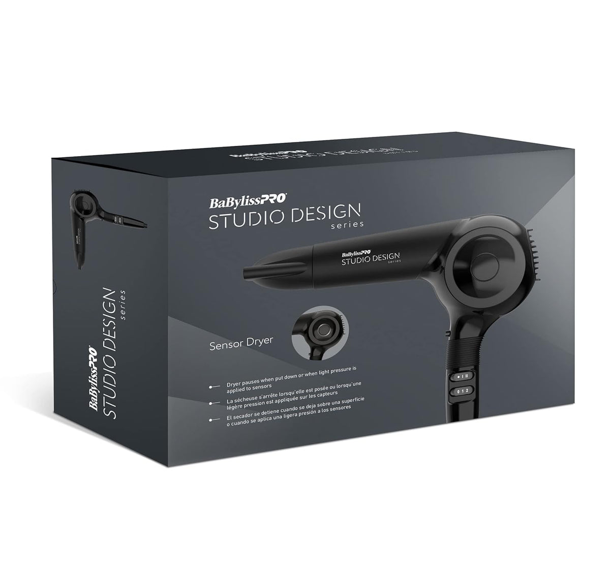 BaBylissPRO Studio Design Series Sensor 1875 Watt Hair Dryer, Hair Styling &amp; Appliances