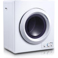 SXYCMY Clothes Dryer, Portable Laundry Dryer Dries Up to 13.2LB Compact Laundry Dryers, 3.5 cu.ft Front Load Tumble Stainless Steel Electric Dryer Machine with Stainless Steel Tub &amp; Easy Control Knob