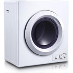 SXYCMY Clothes Dryer, Portable Laundry Dryer Dries Up to 13.2LB Compact Laundry Dryers, 3.5 cu.ft Front Load Tumble Stainless Steel Electric Dryer Machine with Stainless Steel Tub &amp; Easy Control Knob