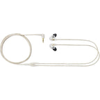 Shure SE215 PRO Wired Earbuds Professional Sound Isolating Earphones, Clear Sound &amp; Deep Bass, Single Dynamic MicroDriver, Secure Fit in Ear Monitor, Plus Carrying Case &amp; Fit Kit Clear (SE215-CL)