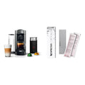 De'Longhi Nespresso Vertuo Plus Coffee and Espresso Maker, Grey with Aeroccino Milk Frother + Nespresso Descaling Kit