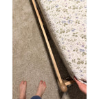 Zane King Size Spindle Bed in Light Oak – Solid Wood Platform Bed Frame with Headboard, No Box Spring Needed