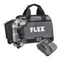 FLEX 24V Brushless 23Ga Pin Nailer Kit with 2.5Ah Lithium Battery and 160W Fast Charger FS4341-1A