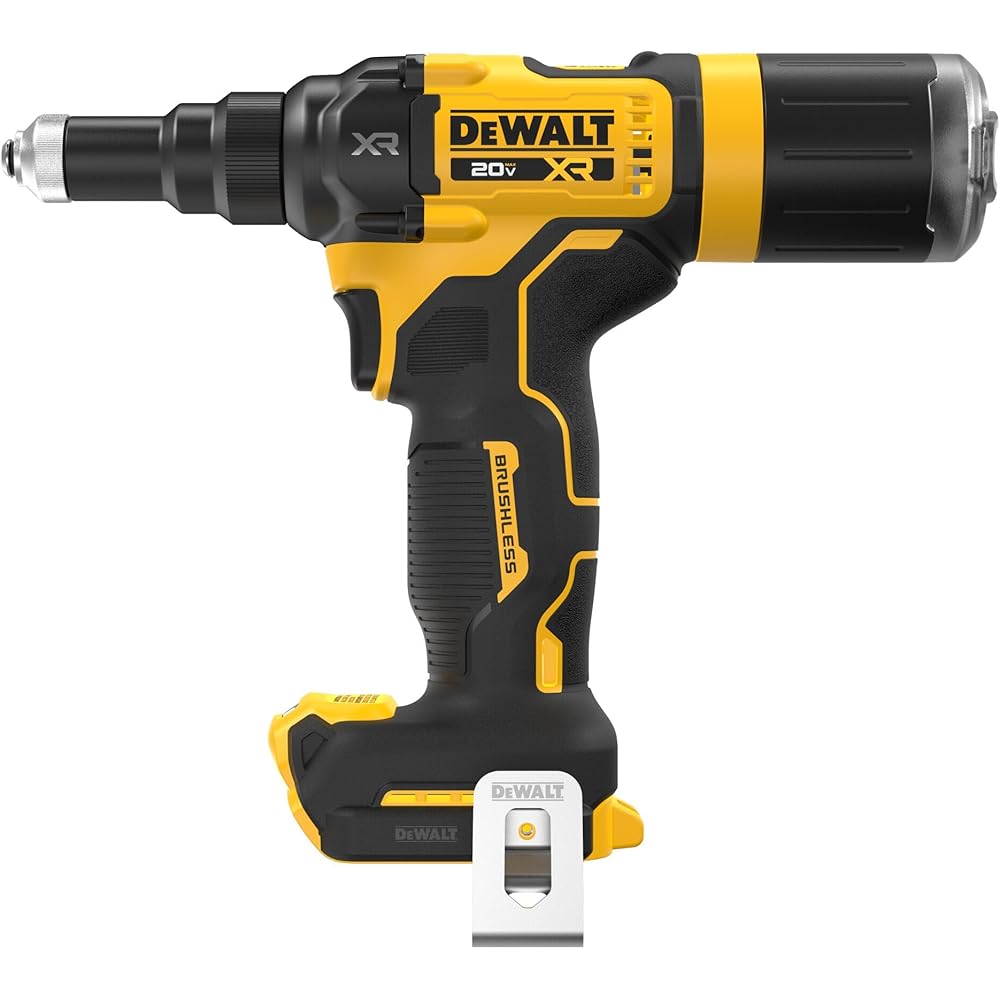DEWALT 20V MAX XR Cordless Rivet Tool, 3/16", Bare Tool Only (DCF403B)
