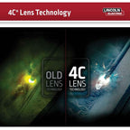 Lincoln Electric ArcSpecs Auto-Darkening Goggles/Mask 4C Lens Technology K4643-1, Black