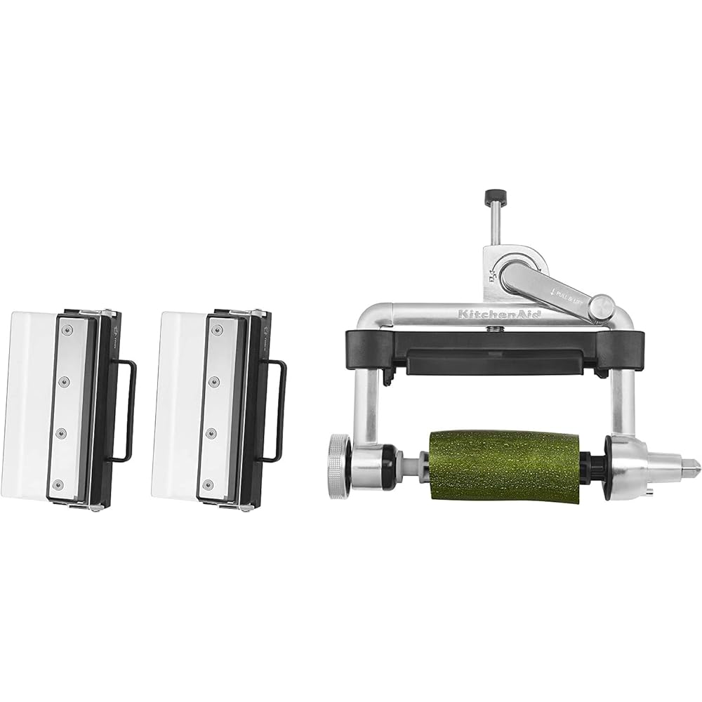 KitchenAid Vegetable Sheet Cutter Attachment with Noodle Blade Red KSM2SCA