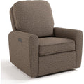 Storkcraft Amalfi Deluxe Power Recliner Swivel Glider (Mountain Brown Boucle) – Premium Electronic Power Recliner for Nursery, Includes Dual-USB Charging Port with USB-A &amp; USB-C, Glider Rocking Chair