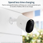 Arlo Pro 5S XL Spotlight Security Camera 2K HDR | Indoor/Outdoor | Band Wi-Fi Connects to Strongest Network | Longer Battery Life, 12X Zoom, Color Night Vision, 2-Way Audio White, 3 Pack