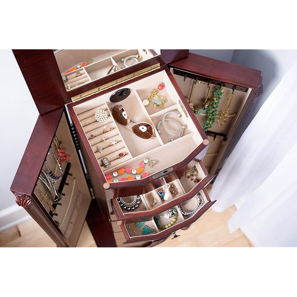 Hives and Honey Florence Large Jewelry Armoire Jewelry Organizer