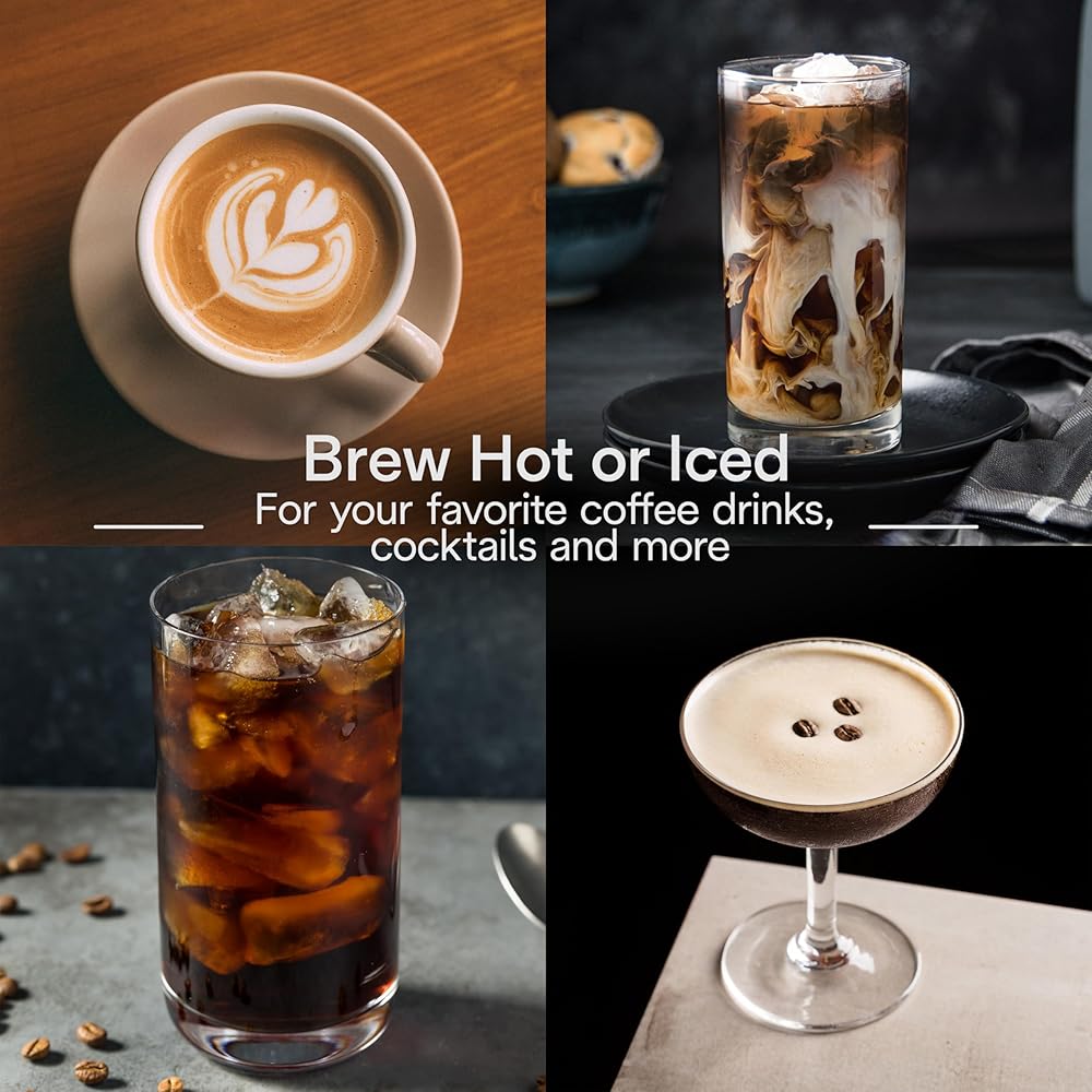 De'Longhi La Specialista Arte Evo Espresso Machine Compact Cold Brew Coffee Maker with Grinder, Milk Steam Wand/Frother &amp; Tamping Tools Home Barista Kit for Lattes, Cappuccinos, Iced Coffee