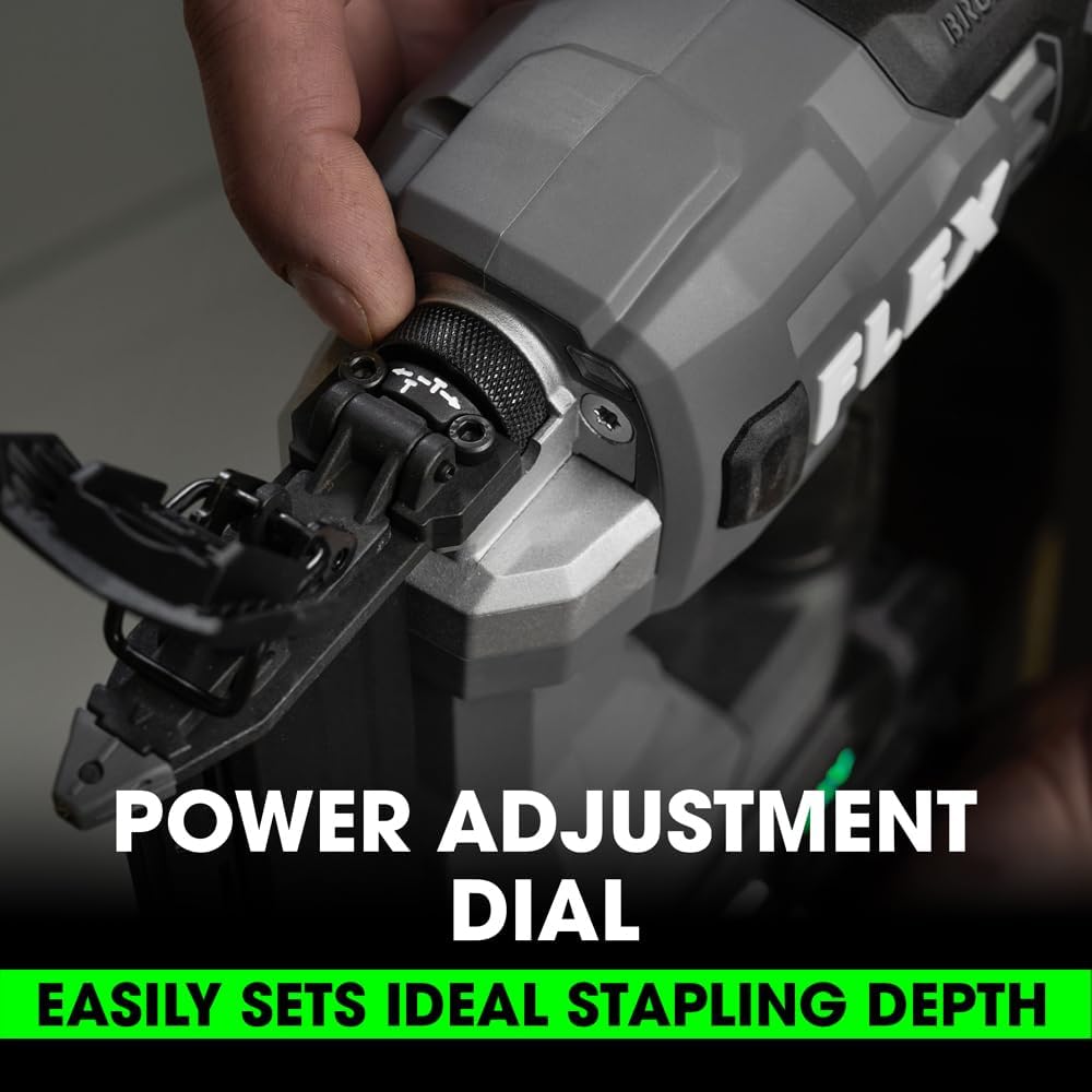 FLEX 24V Brushless 23Ga Pin Nailer Kit with 2.5Ah Lithium Battery and 160W Fast Charger FS4341-1A