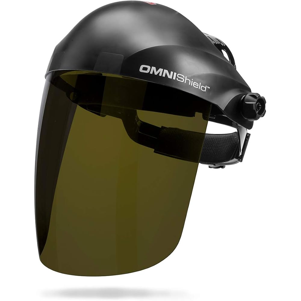 Lincoln Electric OMNIShield Professional Face Shield Shade 3 IR Lens Premium Headgear K3753-1