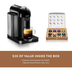 Nespresso Vertuo Coffee and Espresso Machine by Breville, Black