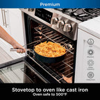 Ninja Foodi NeverStick Professional Hard-Anodized 4-Quart Sauté Pan with Glass Lid, Nonstick, Durable &amp; Oven Safe to 500°F, Salt Grey, C30140