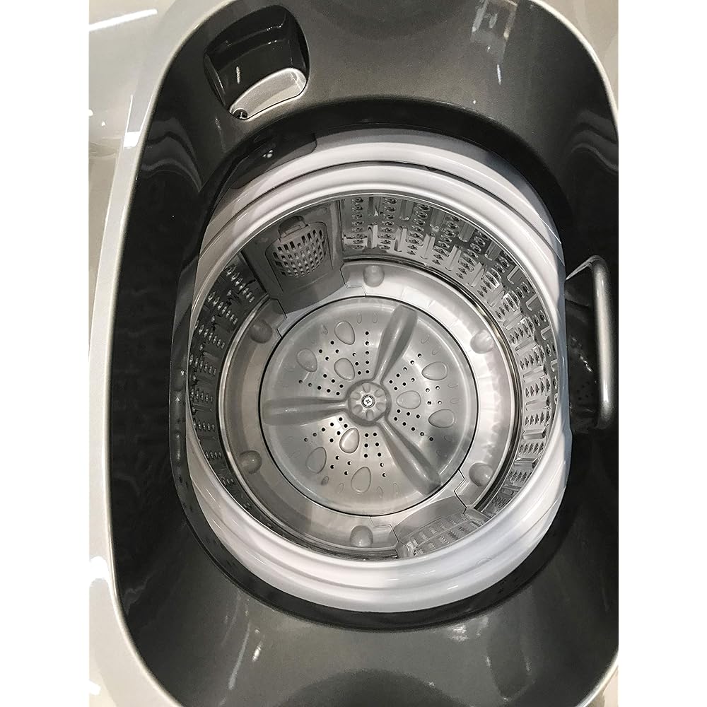 Farberware Professional FCW10BSCWHA 1.0 Cu. Ft. Portable Clothes Washer with 7-lb Load Capacity, Silver &amp; Chrome
