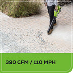 Greenworks 40V Lawn Care Combo Kit, Trimmer &amp; Blower for Edging &amp; Leaf Cleanup, 2.0Ah Battery &amp; Charger (Gas-Free Yard Duo)
