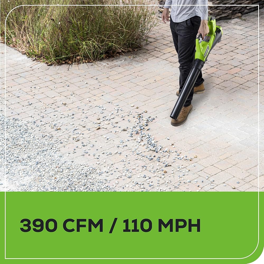 Greenworks 40V Lawn Care Combo Kit, Trimmer &amp; Blower for Edging &amp; Leaf Cleanup, 2.0Ah Battery &amp; Charger (Gas-Free Yard Duo)