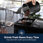 De'Longhi Dinamica Plus Fully Automatic Espresso Machine Brew Personalized Coffee for up to 4 User Profiles, 24+ Recipes, Built in Grinder &amp; Automatic Milk Steam Wand with 3 Frother Modes