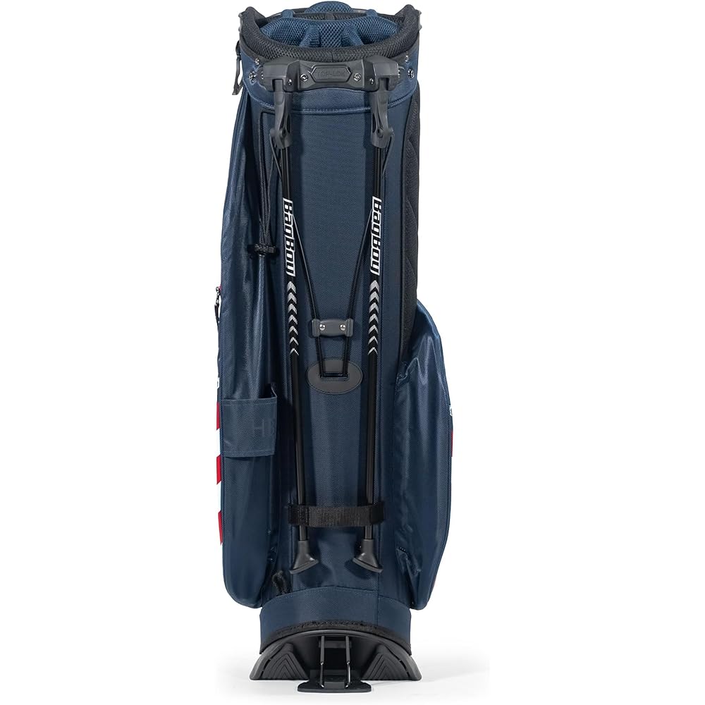 Bag Boy HB-14 Hybrid Golf Stand Bag, 14 Way Top with Full Length Individual Dividers, Lightweight, Removable Dual Shoulder Straps, 7 Pockets