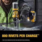 DEWALT 20V MAX XR Cordless Rivet Tool, 3/16", Bare Tool Only (DCF403B)