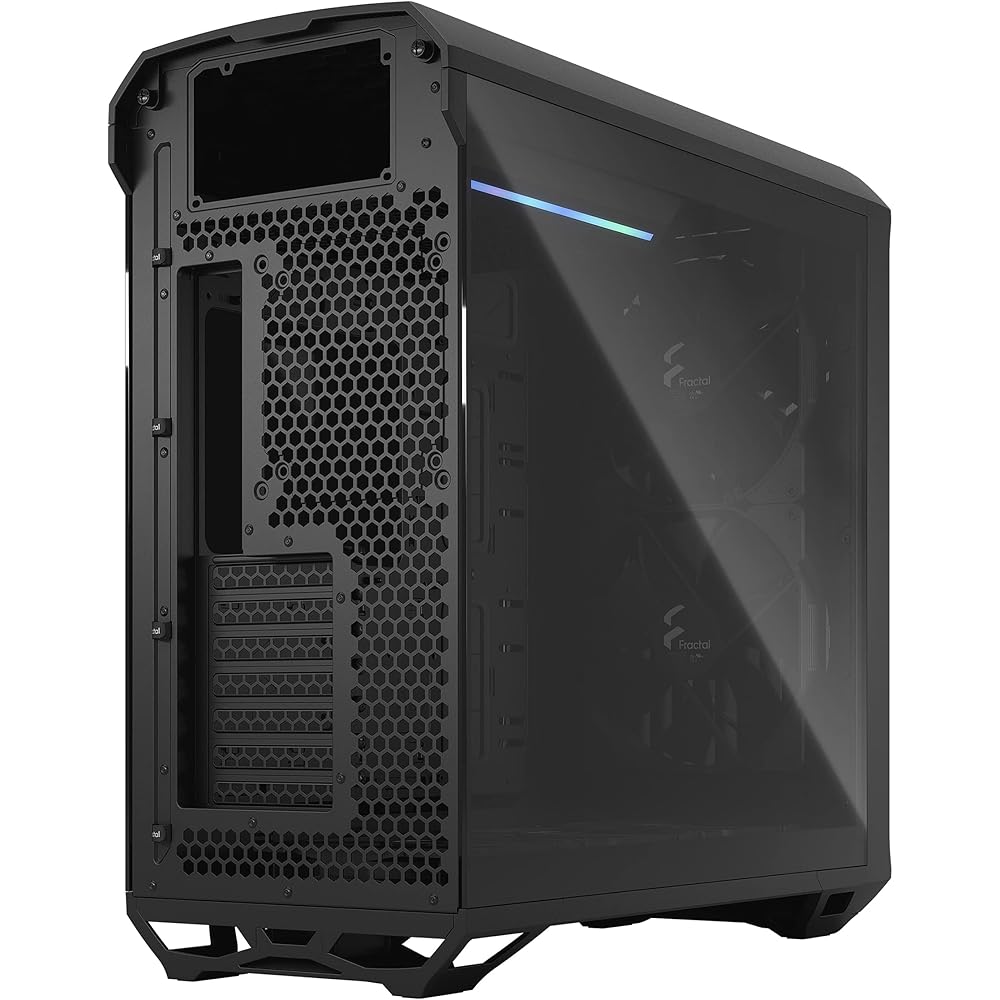 Fractal Design Torrent Black E-ATX Tempered Glass Window High-Airflow Mid Tower Computer Case