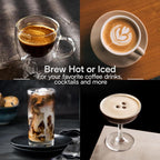 De'Longhi Dinamica Plus Fully Automatic Espresso Machine Brew Personalized Coffee for up to 4 User Profiles, 24+ Recipes, Built in Grinder &amp; Automatic Milk Steam Wand with 3 Frother Modes