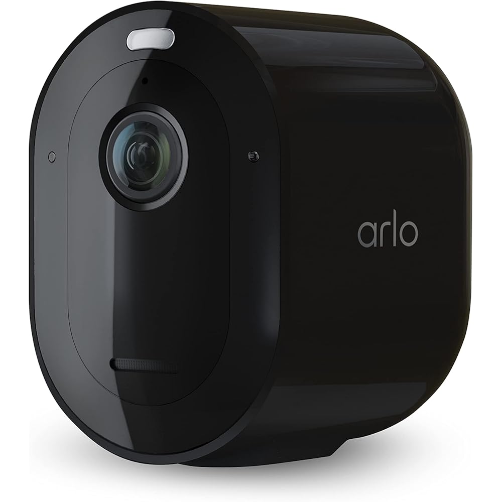 Arlo Pro 5S Spotlight Security Camera 2K HDR | Outdoor | Wireless | Dual-Band Wi-Fi Connects to the Strongest Network | 12X Zoom, 2-Way Audio, Color Night Vision, Live Stream Black