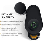 Nespresso Vertuo Plus Deluxe Coffee and Espresso Maker by De'Longhi, Matte Black with Aeroccino Milk Frother