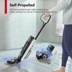 Ultenic Wet Dry Vacuum Cleaner,Cordless Vacuum Mop Combo with Self-Cleaning,Smart Mess Detection,50mins Runtime,3-in-1 Vacuum Mop for Hard Floors,Edge Cleaning,LED Display,Black,AC1 Elite