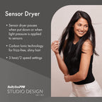 BaBylissPRO Studio Design Series Sensor 1875 Watt Hair Dryer, Hair Styling &amp; Appliances