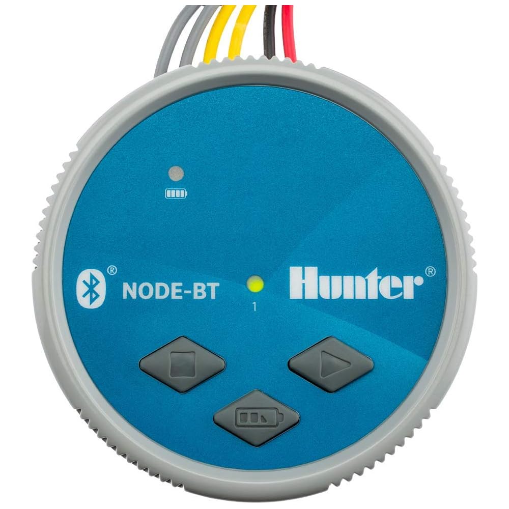 Hunter Company Node-BT Battery Operated 1-Station Bluetooth Irrigation Controller (DC Solenoid Not Included)