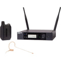 Shure GLXD14R+/MX53 Dual Band Pro Digital Wireless Microphone System 12-Hour Battery Life, 100 ft Range | MX153 Headset Mic, Single Channel Rack Mount Receiver (GLXD14R+/MX53-Z3)