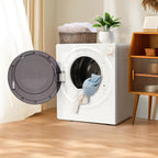 Elevon 800W Portable Clothes Dryer, 2.6 cu.ft Electric Drying Machine for Laundry with Stainless Steel Tub for Apartment, Rvs, Dorms, Compact Dryer for Small Space, White